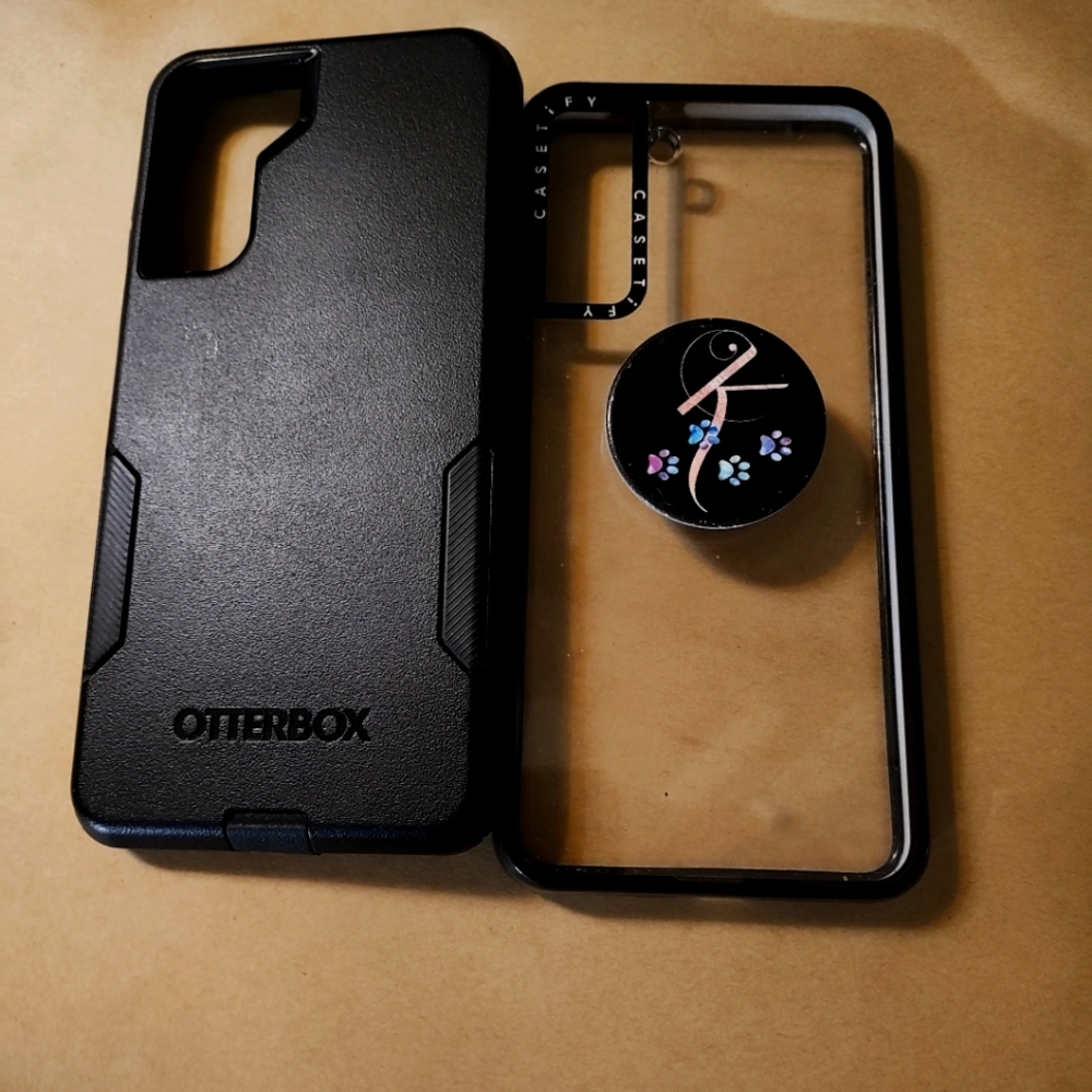 2 cases OtterBox and casetify both for Samsung Galaxy S21 $20 each